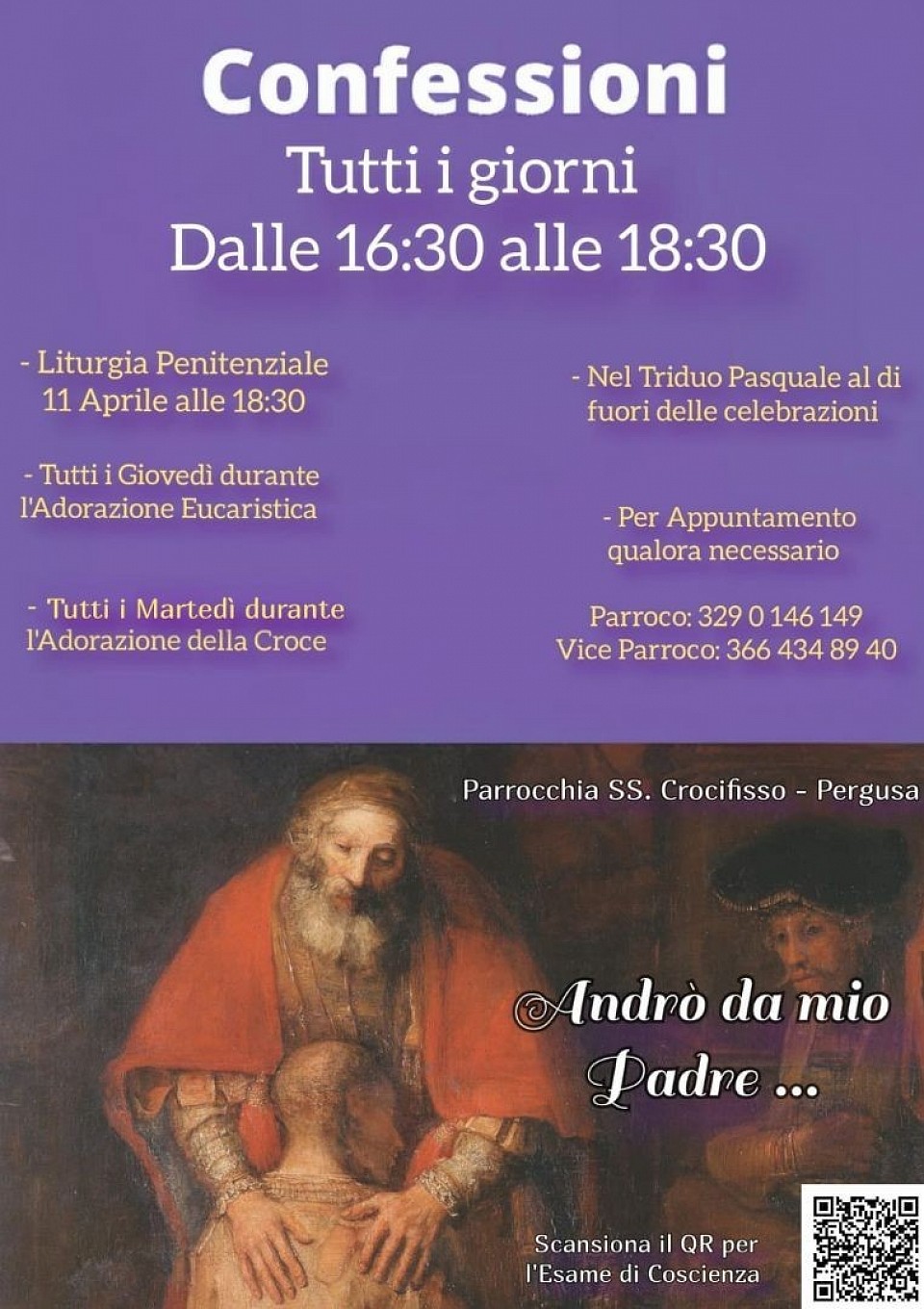 Confessioni Quaresima