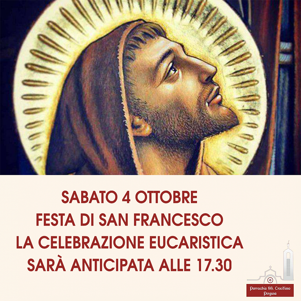 4 Ottobre, Festa di San Francesco d'Assisi, Patrono d'Italia